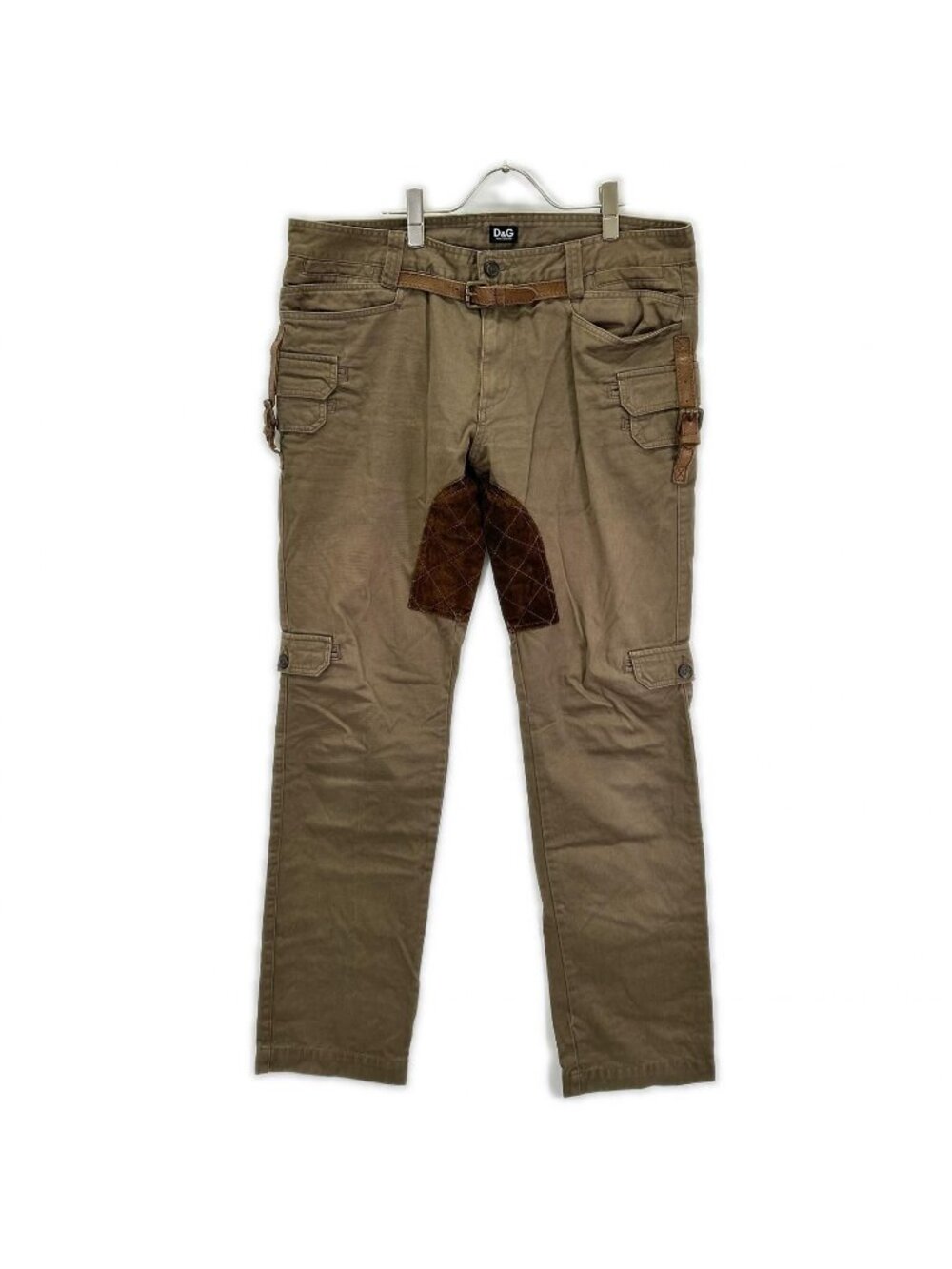 Dolce & Gabbana D&G Suede Patch Cargo Pants 54